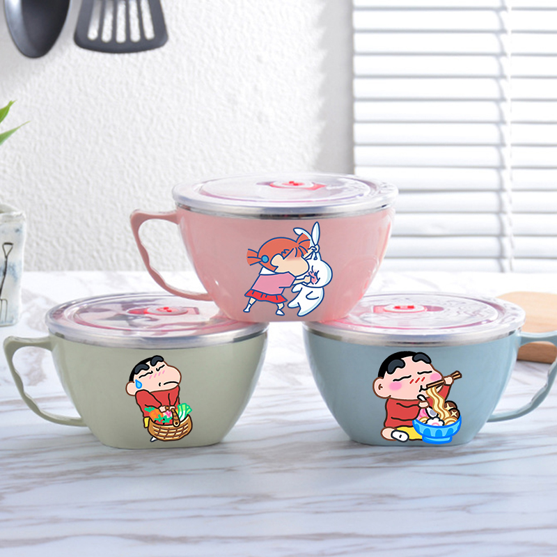 Crayon Shin-chan Noodle Bowl L - Food Storage Stainless Steel Containers recensie en prijs