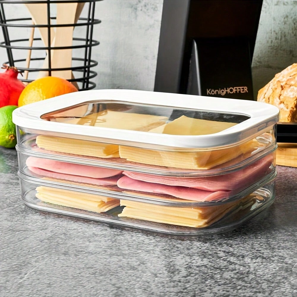 Stackable Meat Freezer Set Wit - Food Storage Food Safety recensie en prijs