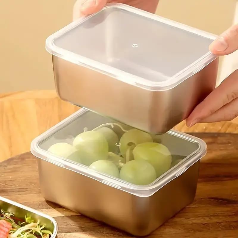 Stainless Steel Food Storage C - Food Storage Stainless Steel Containers recensie en prijs