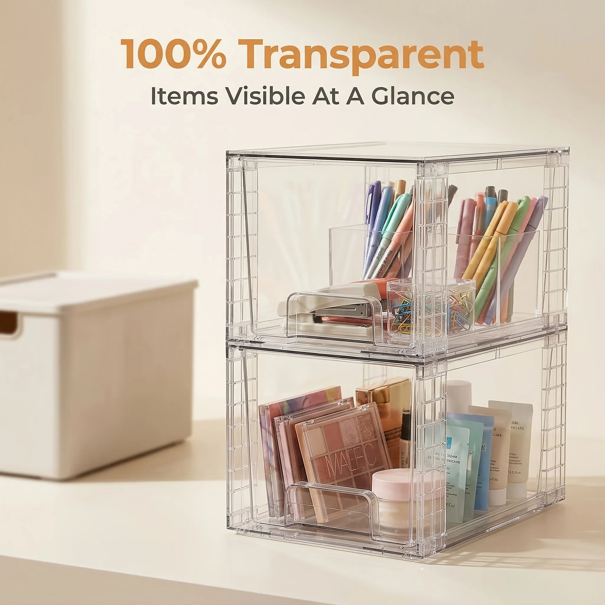 2/4/6/8pcs Large Stackable Cle - Food Storage Without Pantry recensie en prijs