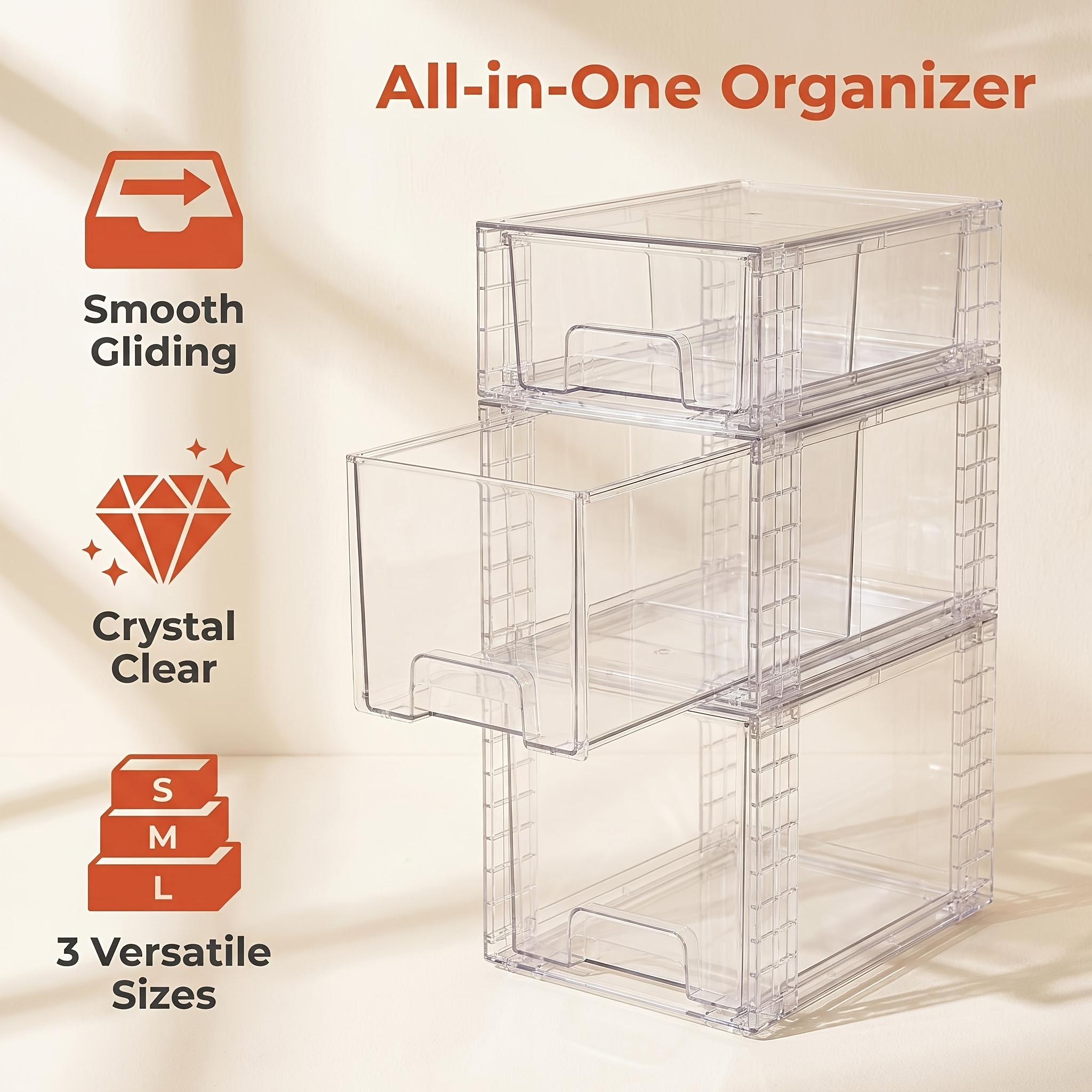 3/4pcs Clear Stackable Storage - Food Storage Without Pantry recensie en prijs