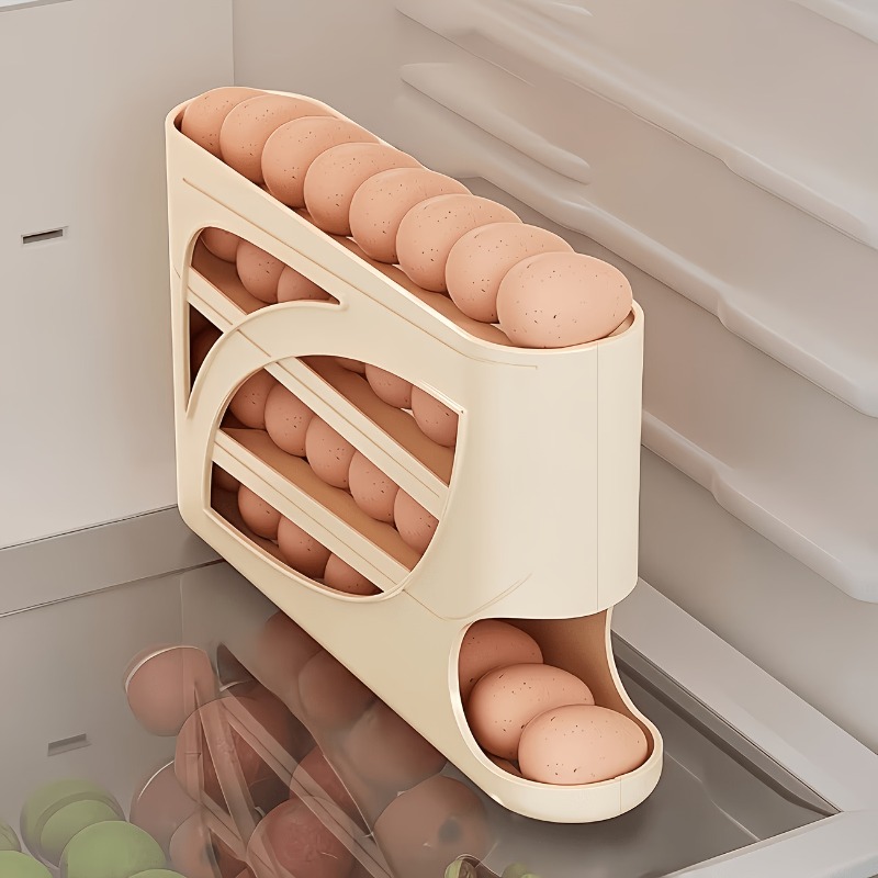 1Pcs Auto Rolling Egg Dispense - Food Storage Dispenser recensie en prijs