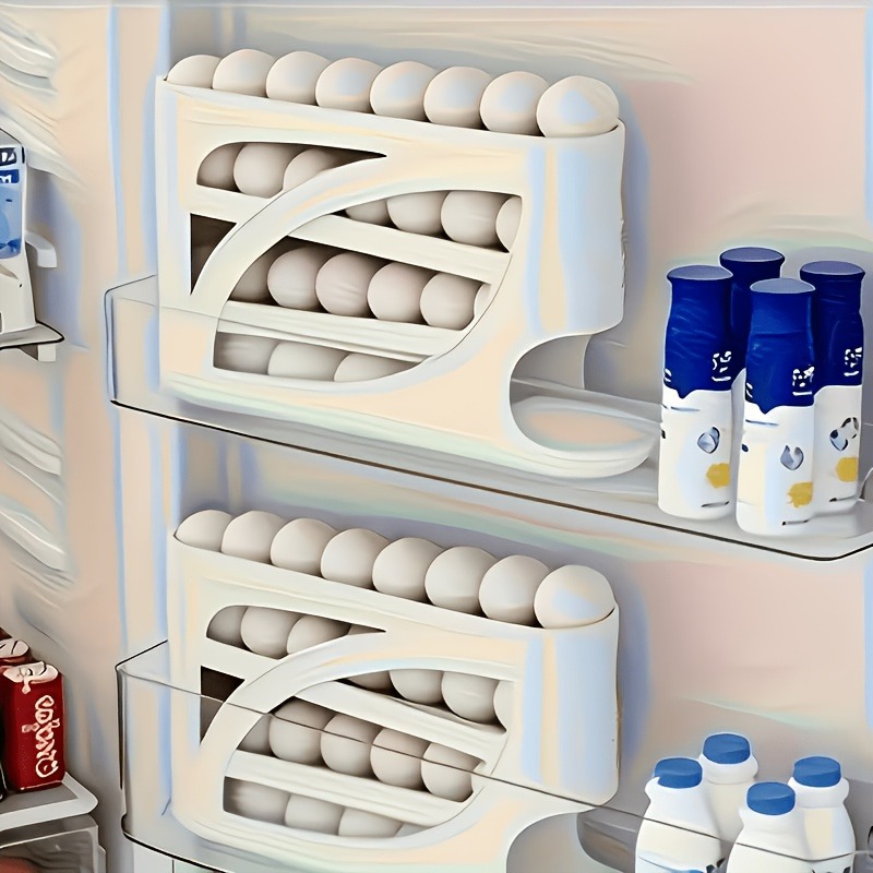 1Pcs Auto Rolling Egg Dispense - Food Storage Dispenser recensie en prijs