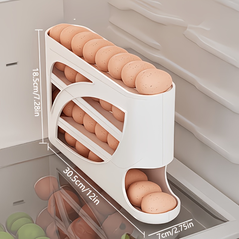 1Pcs Auto Rolling Egg Dispense - Food Storage Dispenser recensie en prijs