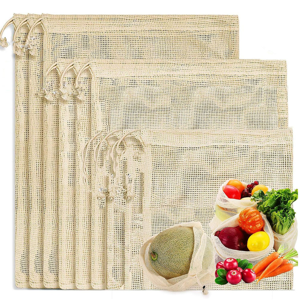 3pcs Reusable Cotton Mesh Prod - Produce Bag Reusable Mesh recensie en prijs