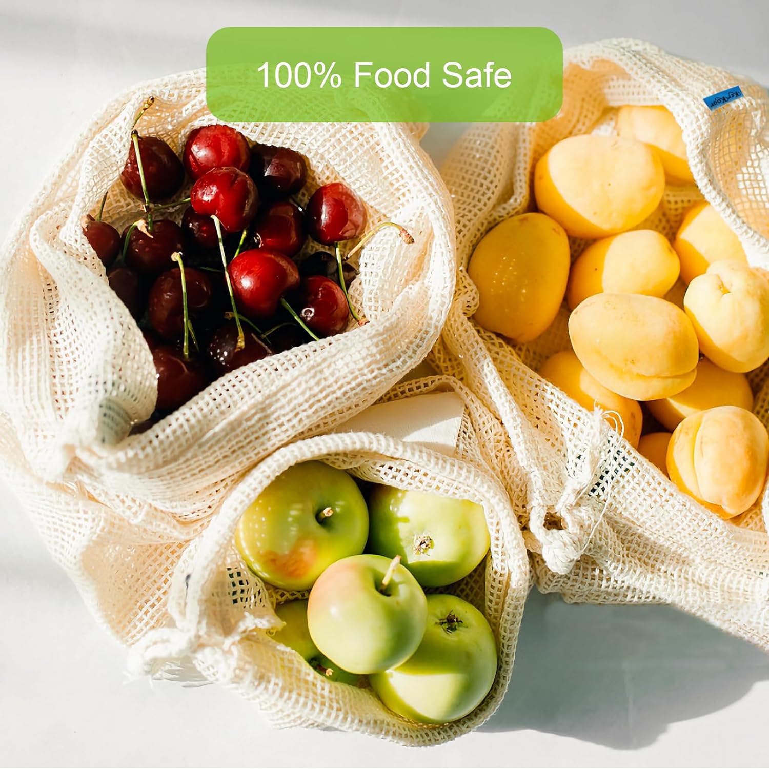 3pcs Reusable Cotton Mesh Prod - Produce Bag Reusable Mesh recensie en prijs