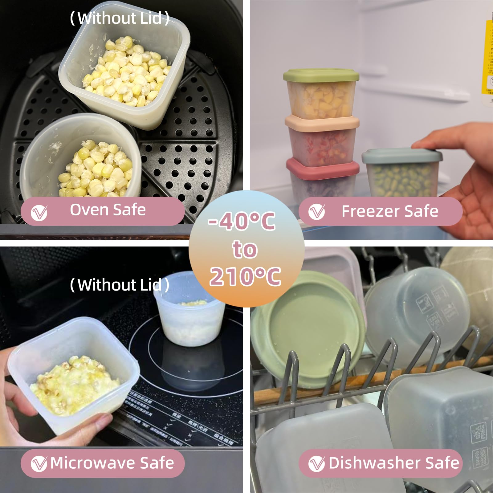 Food Grade Silicone Baby Food  - Food Storage Warehouse recensie en prijs