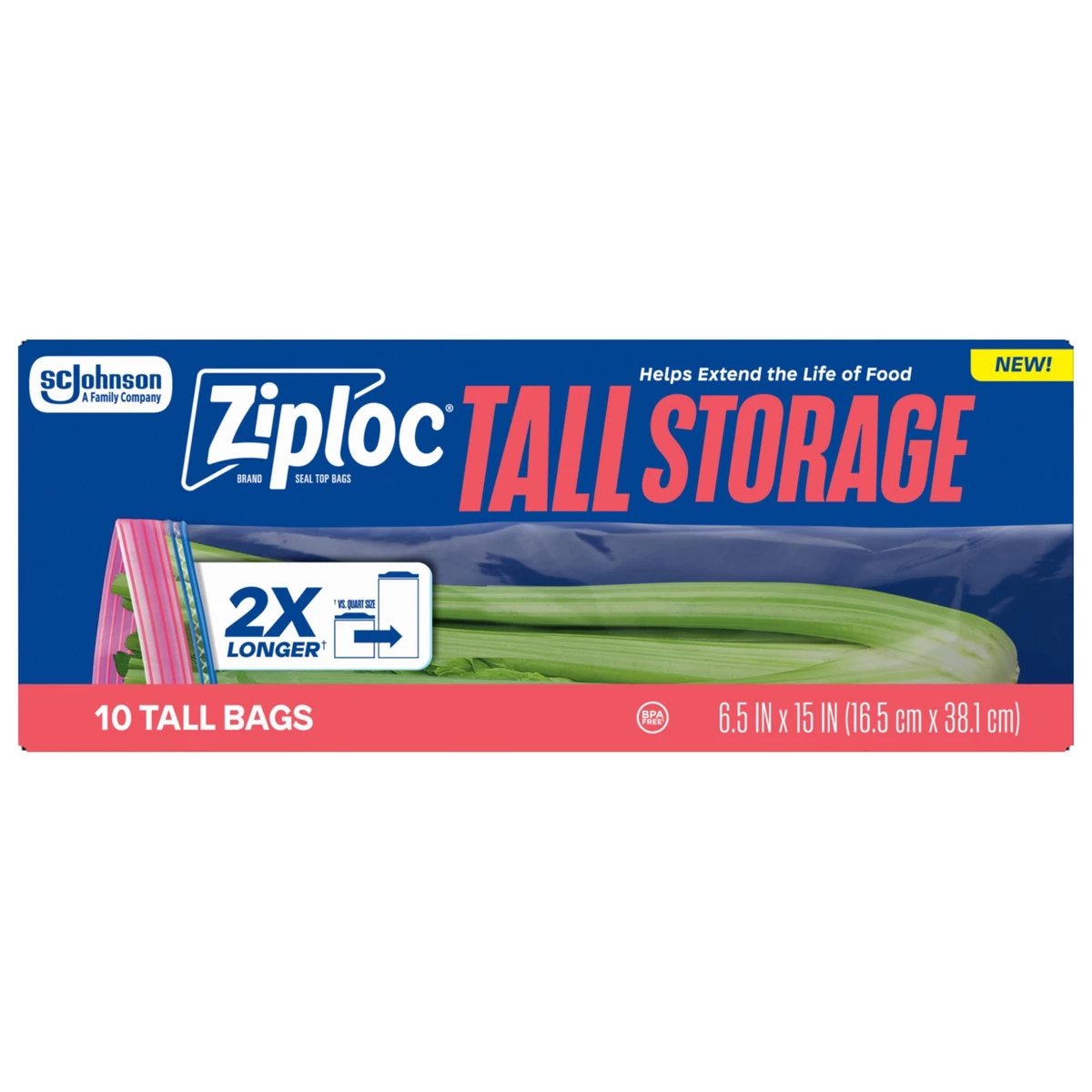Ziploc Tall Food Storage Bags  - Food Storage Ziploc recensie en prijs
