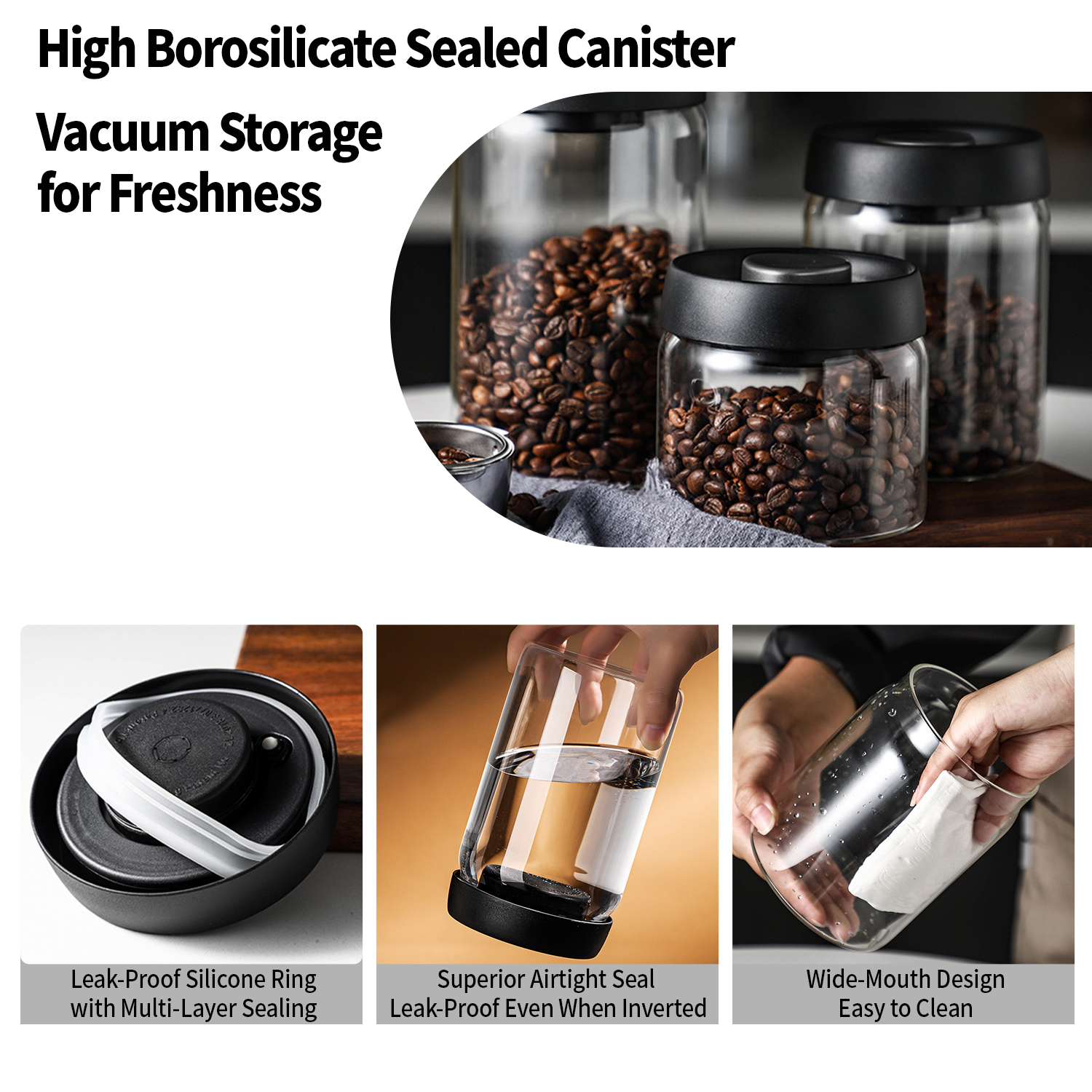 OANKR Vacuum Coffee Canister 5 - Food Storage Warehouse recensie en prijs