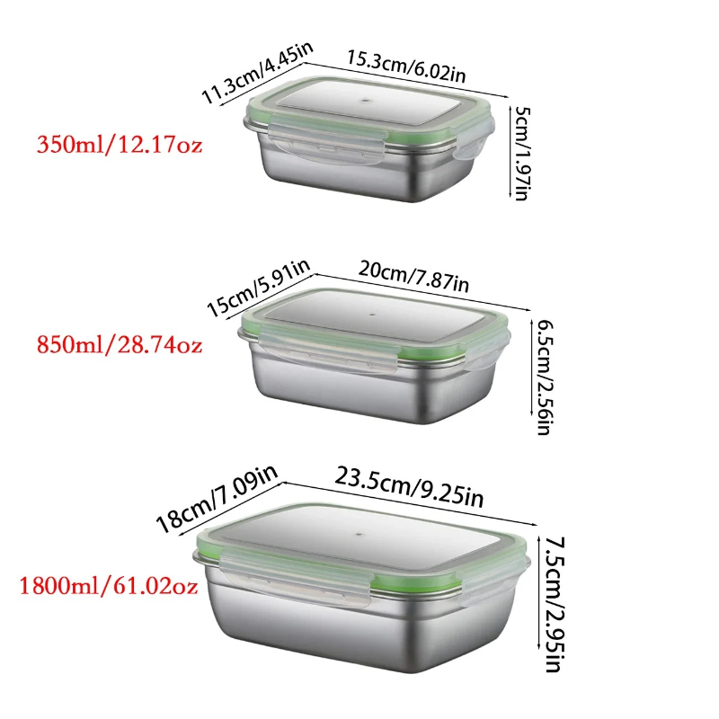 304 Stainless Steel Lunch Box  - Food Storage With Colander recensie en prijs