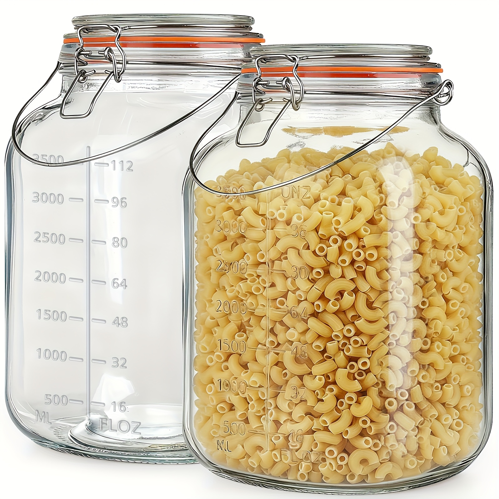 2 Pack 1 Gallon Glass Jar with - Food Storage Without Pantry recensie en prijs