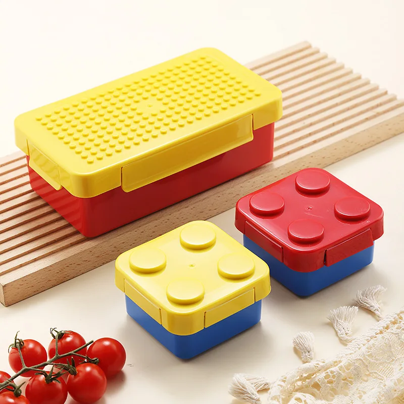 Building Block Lunch Box Color - Food Storage Building recensie en prijs