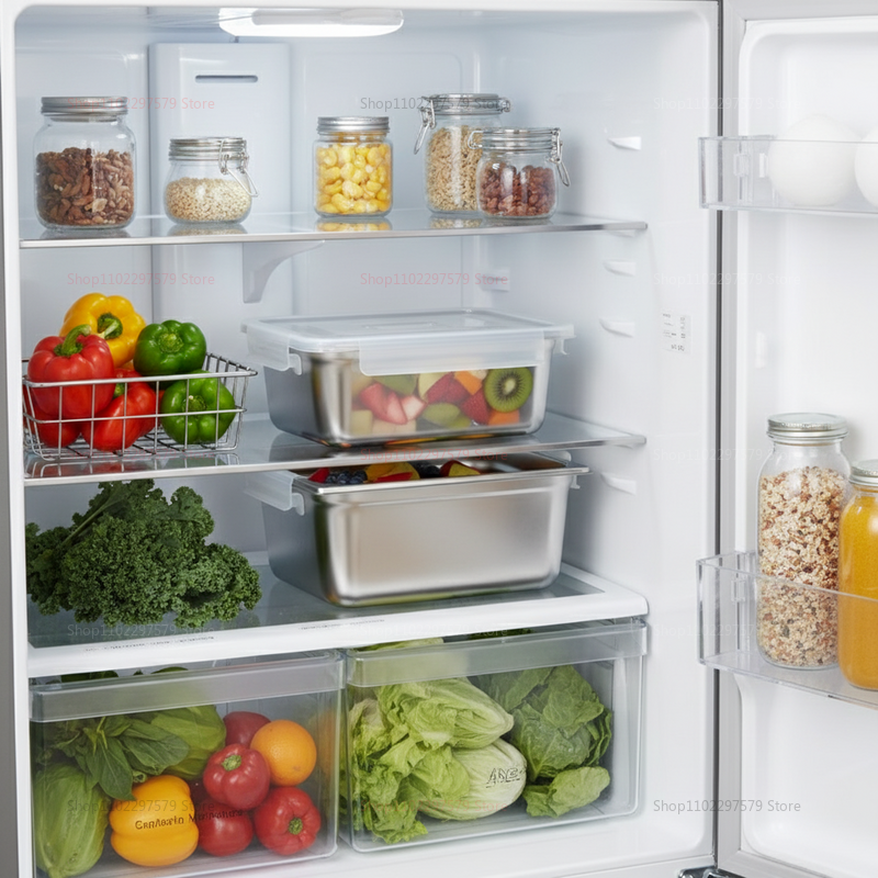Plate Stainless Steel Food Con - Food Storage Stainless Steel Containers recensie en prijs