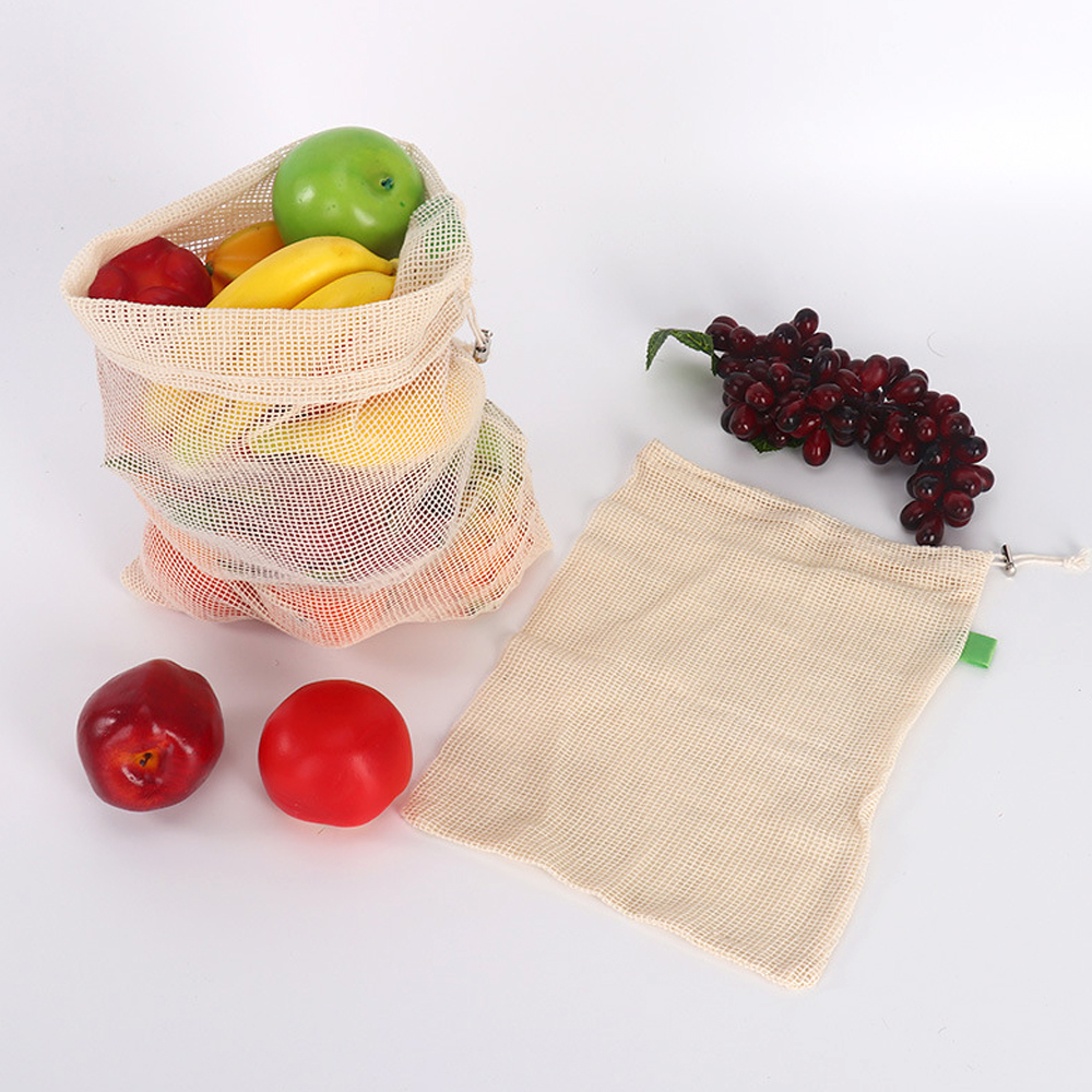 3Pcs Reusable Cotton Mesh Prod - Produce Bag Reusable Mesh recensie en prijs