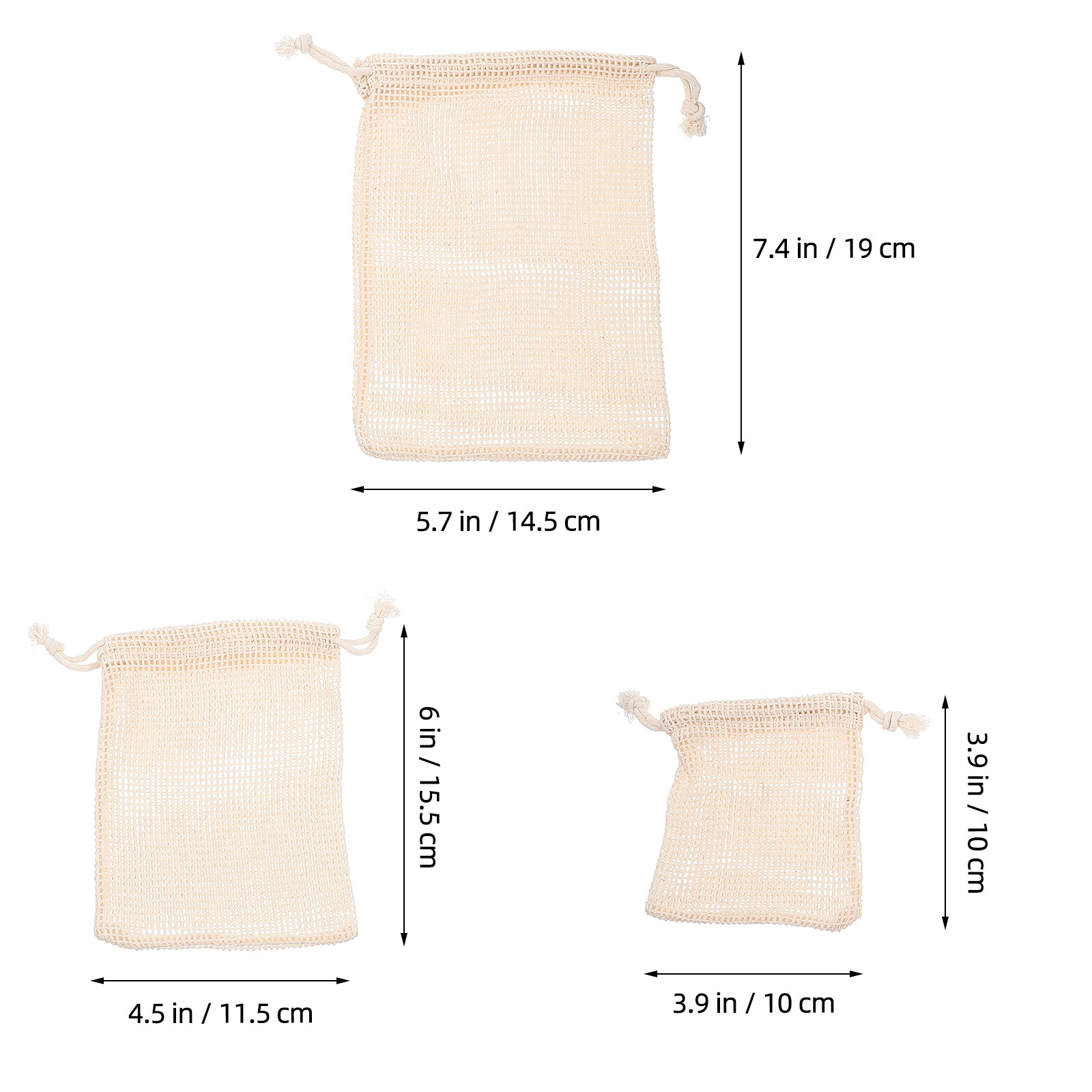 6Pcs Cotton Mesh Vegetable Sto - Produce Bag Reusable Mesh recensie en prijs
