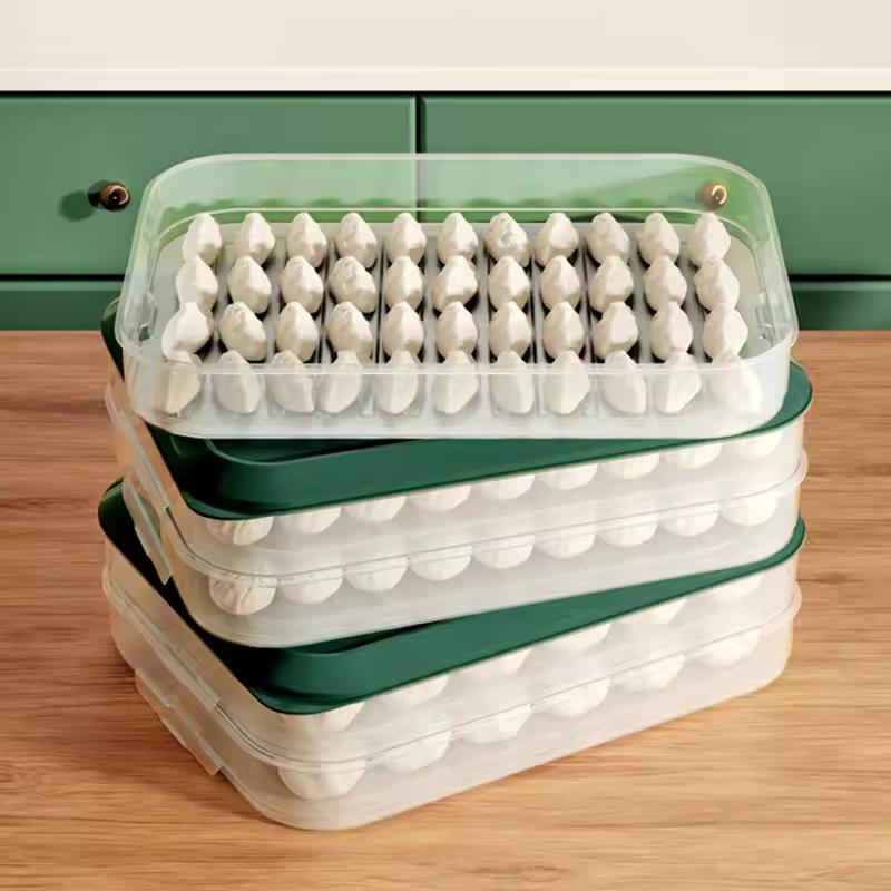 Multilayer Dumpling Storage Bo - Food Storage Moms recensie en prijs