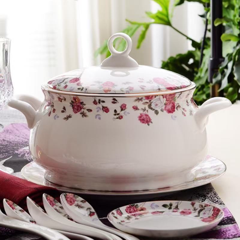 9 Inch, Bone China Tureen for  - Food Storage Plant recensie en prijs