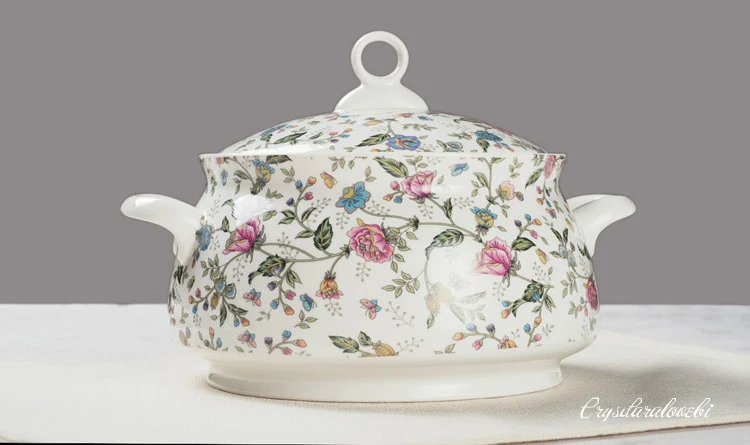 9 Inch, Bone China Tureen for  - Food Storage Plant recensie en prijs