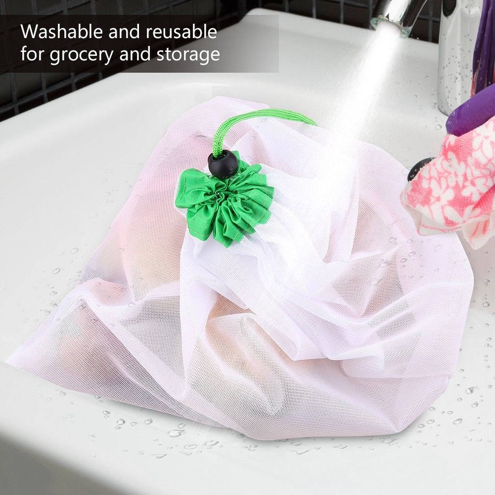 12Pcs Reusable Mesh Produce Ba - Produce Bag Reusable Mesh recensie en prijs
