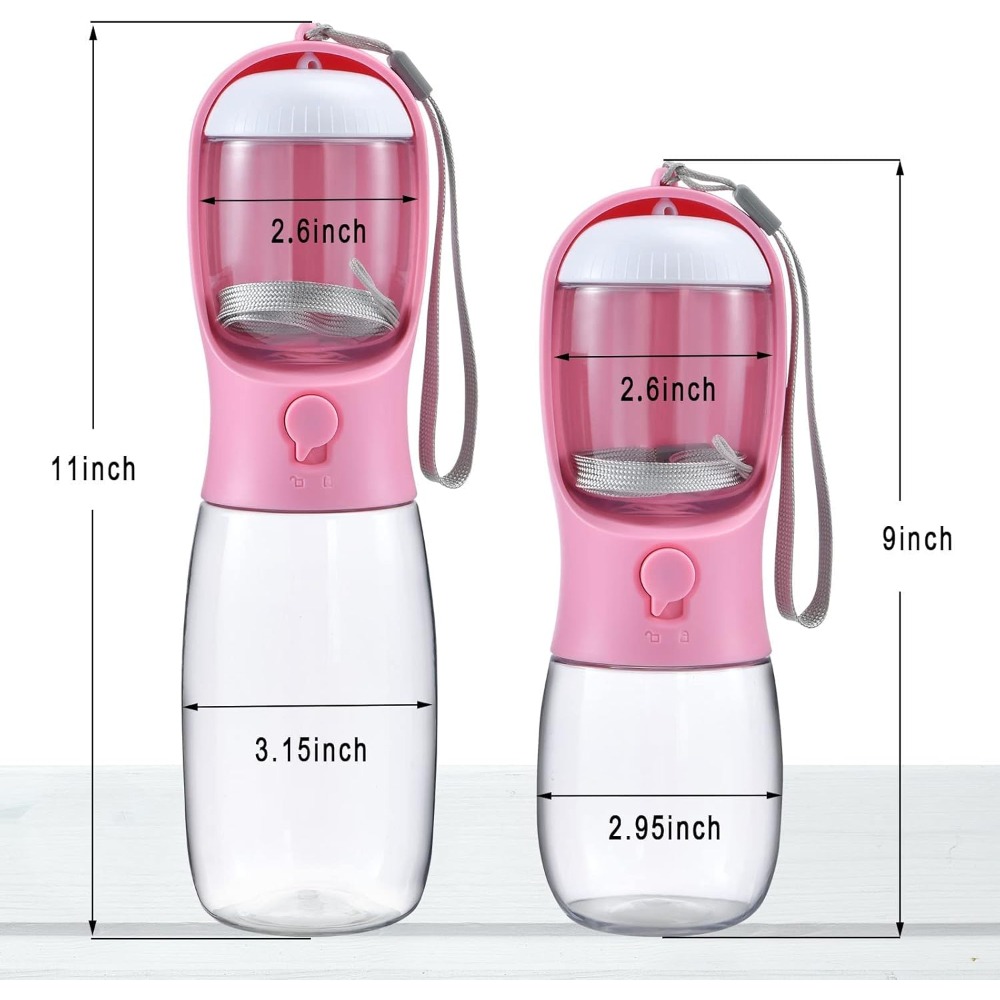Dog Water Bottle with Food Con - Food Storage Moms recensie en prijs