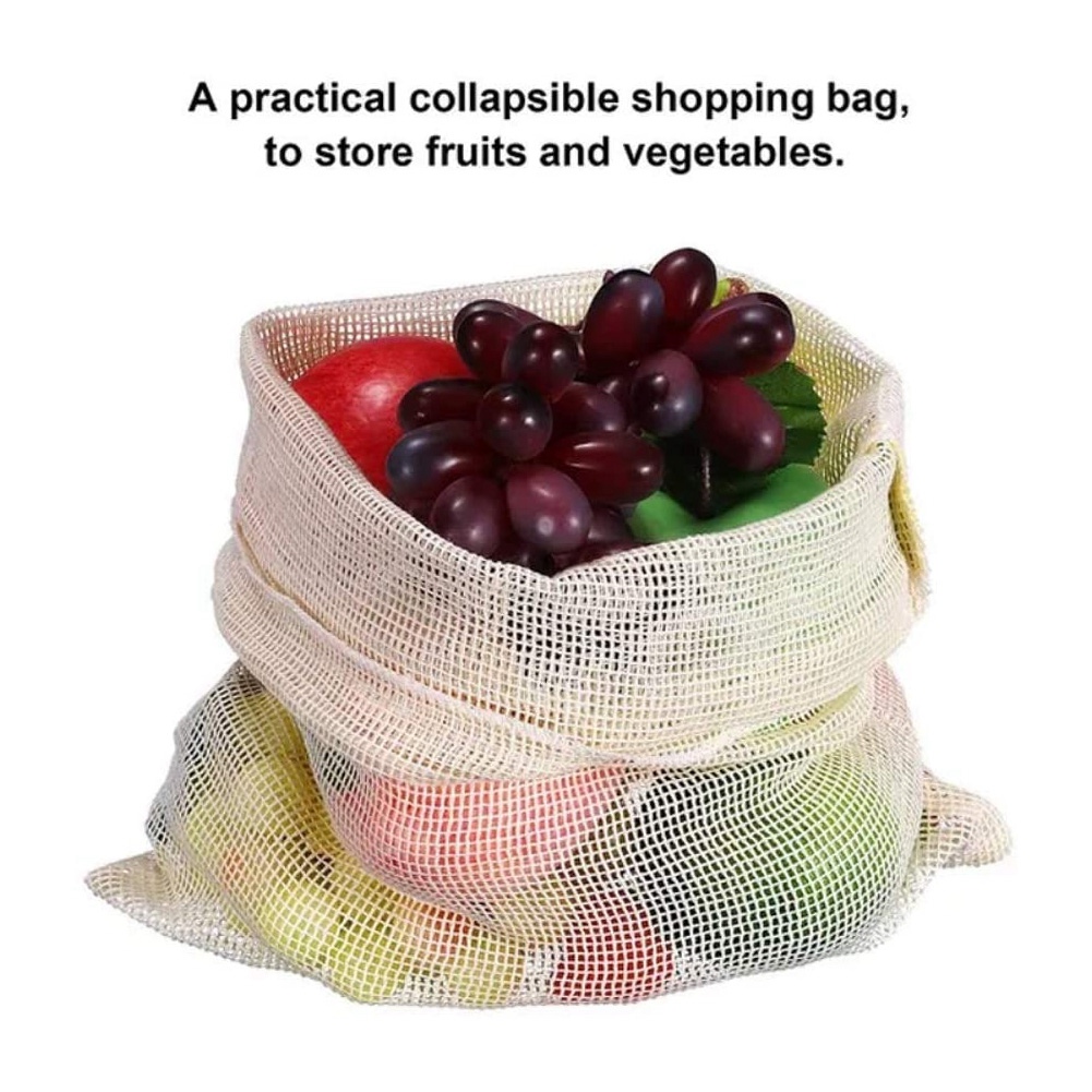 9 PCS Set Of Reusable Mesh Pro - Produce Bag Reusable Mesh recensie en prijs