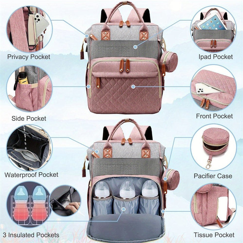 Diaper Bag Backpack Baby Bag,  - Food Storage Moms recensie en prijs