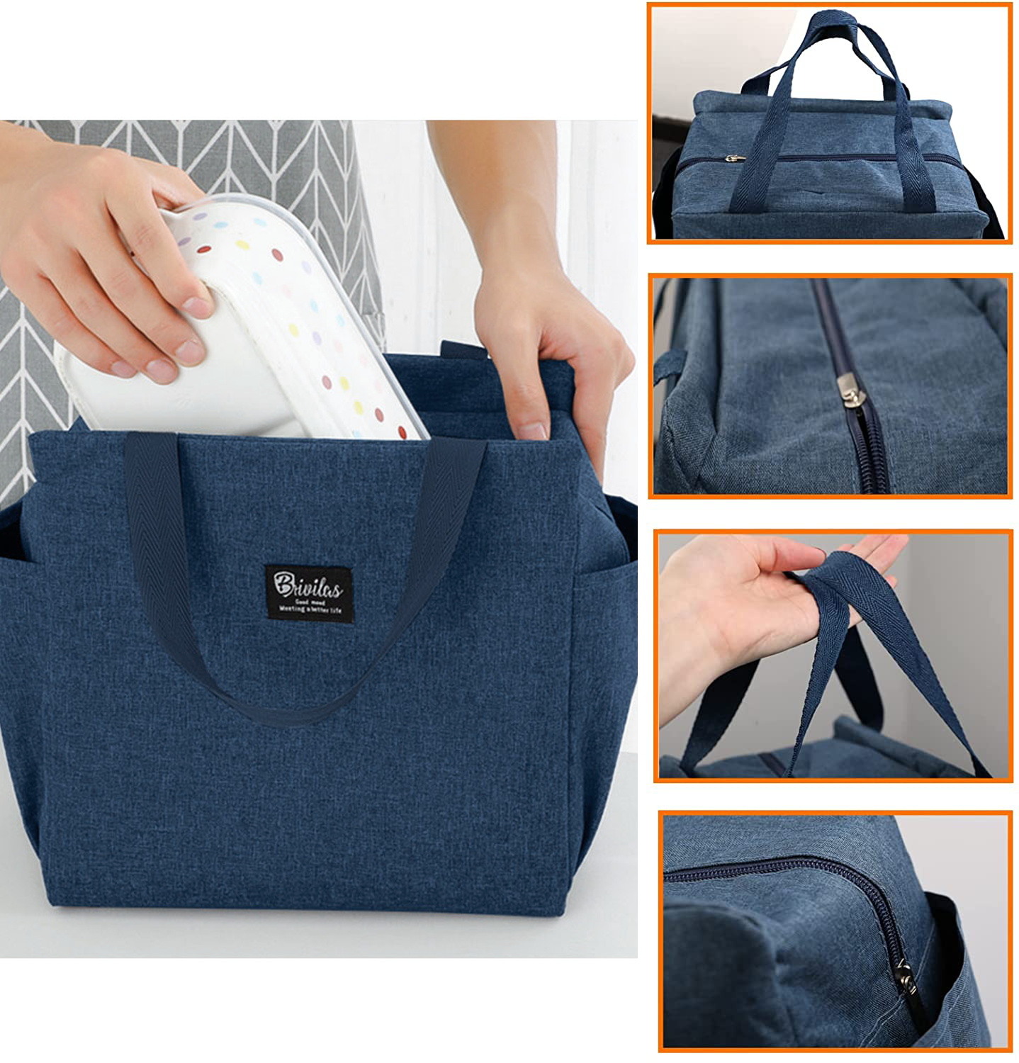Portable Lunch Bag for Women H - Food Storage Moms recensie en prijs