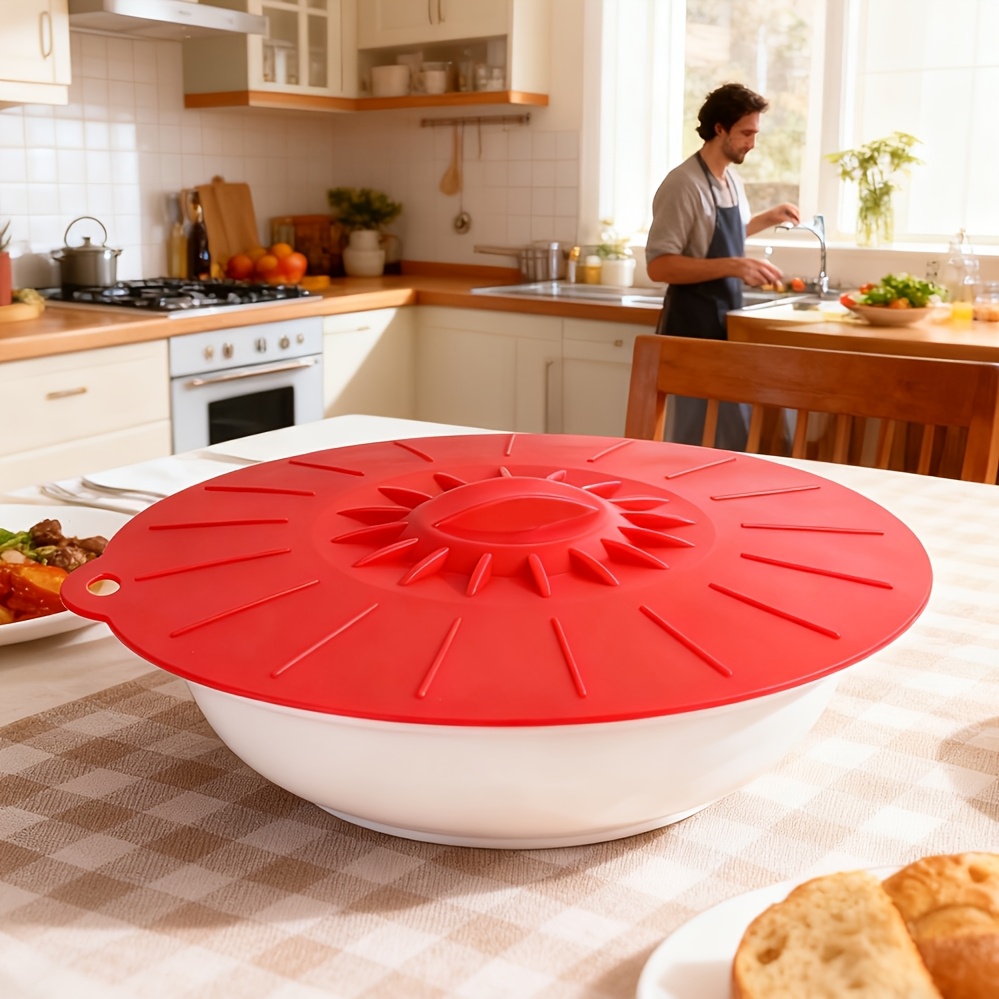 5-Piece Silicone Lids, Heat-Re - Food Storage With Colander recensie en prijs