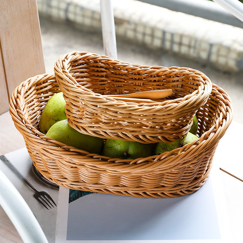 Oval Rattan Woven Storage Bask - Food Storage Plant recensie en prijs