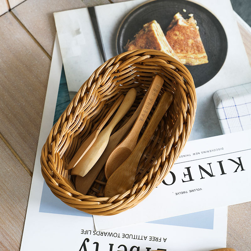 Oval Rattan Woven Storage Bask - Food Storage Plant recensie en prijs