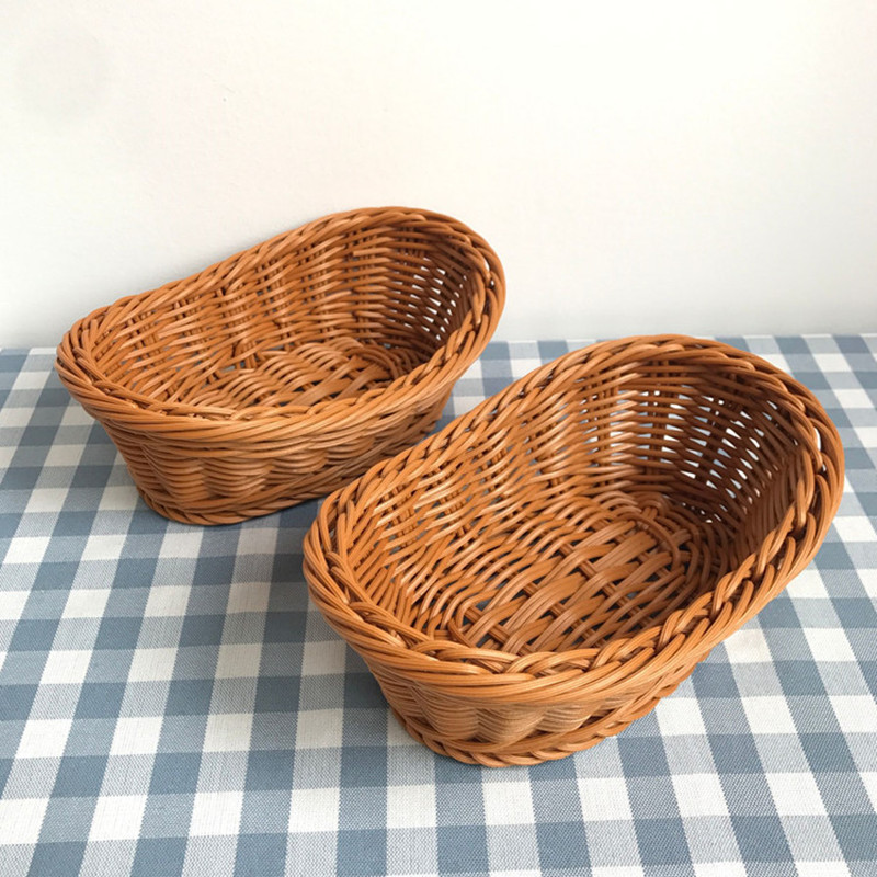 Oval Rattan Woven Storage Bask - Food Storage Plant recensie en prijs