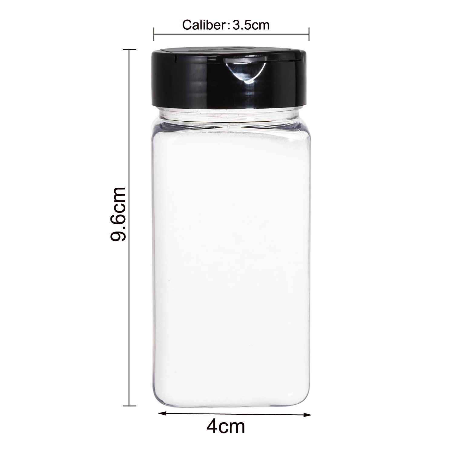 Square Large Plastic Spice Jar - Food Storage Warehouse recensie en prijs