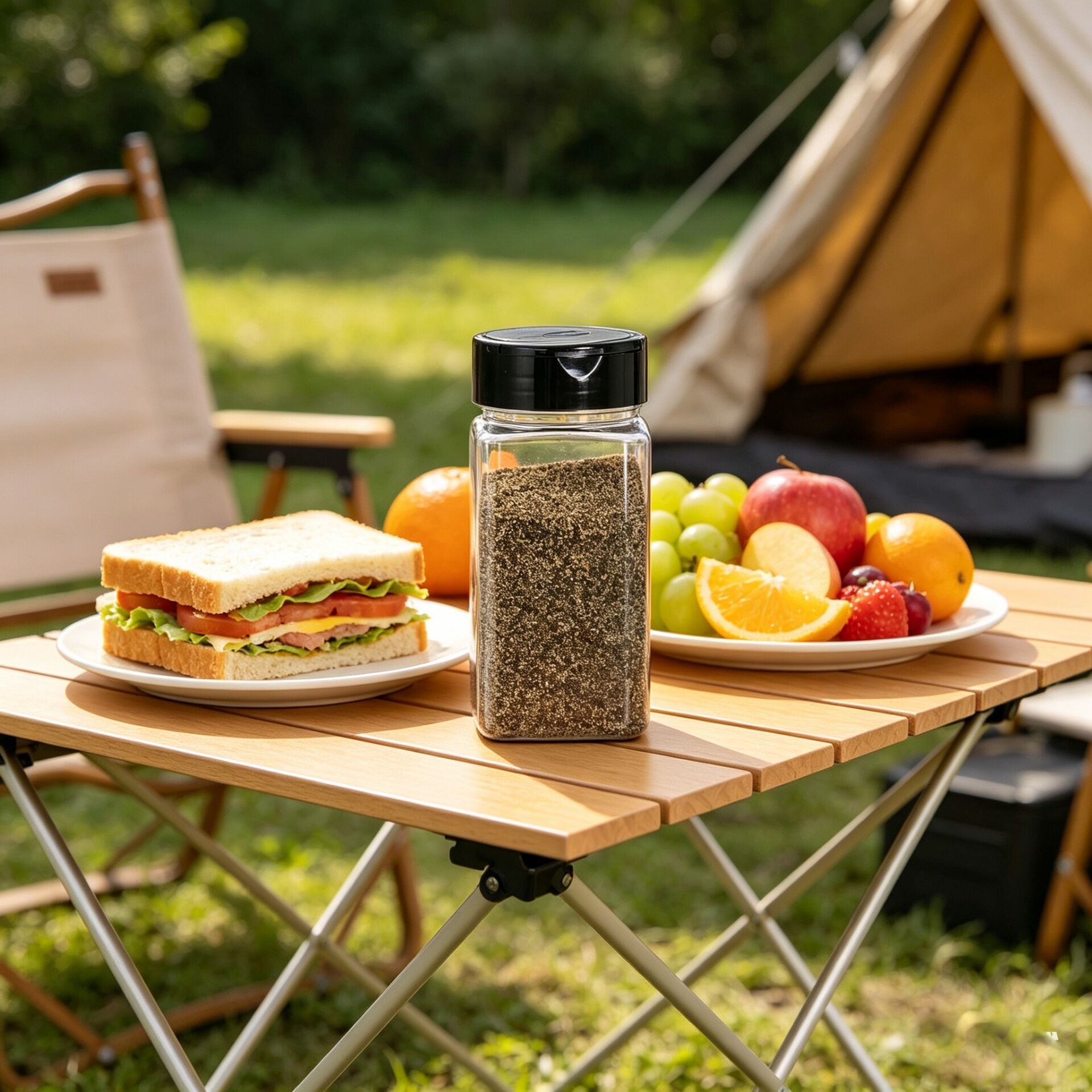 Square Large Plastic Spice Jar - Food Storage Warehouse recensie en prijs