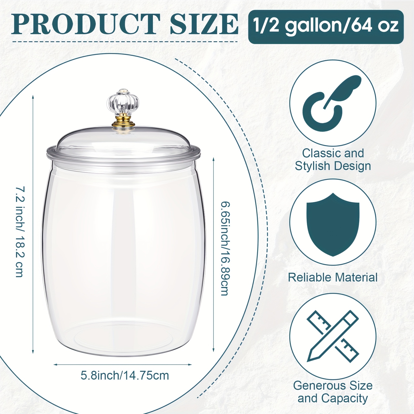 Clear Airtight Plastic Apothec - Food Storage Without Pantry recensie en prijs