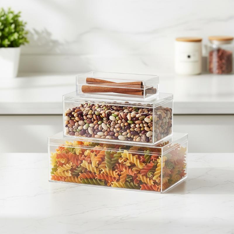 Thickened Rectangular Acrylic  - Food Storage Plant recensie en prijs
