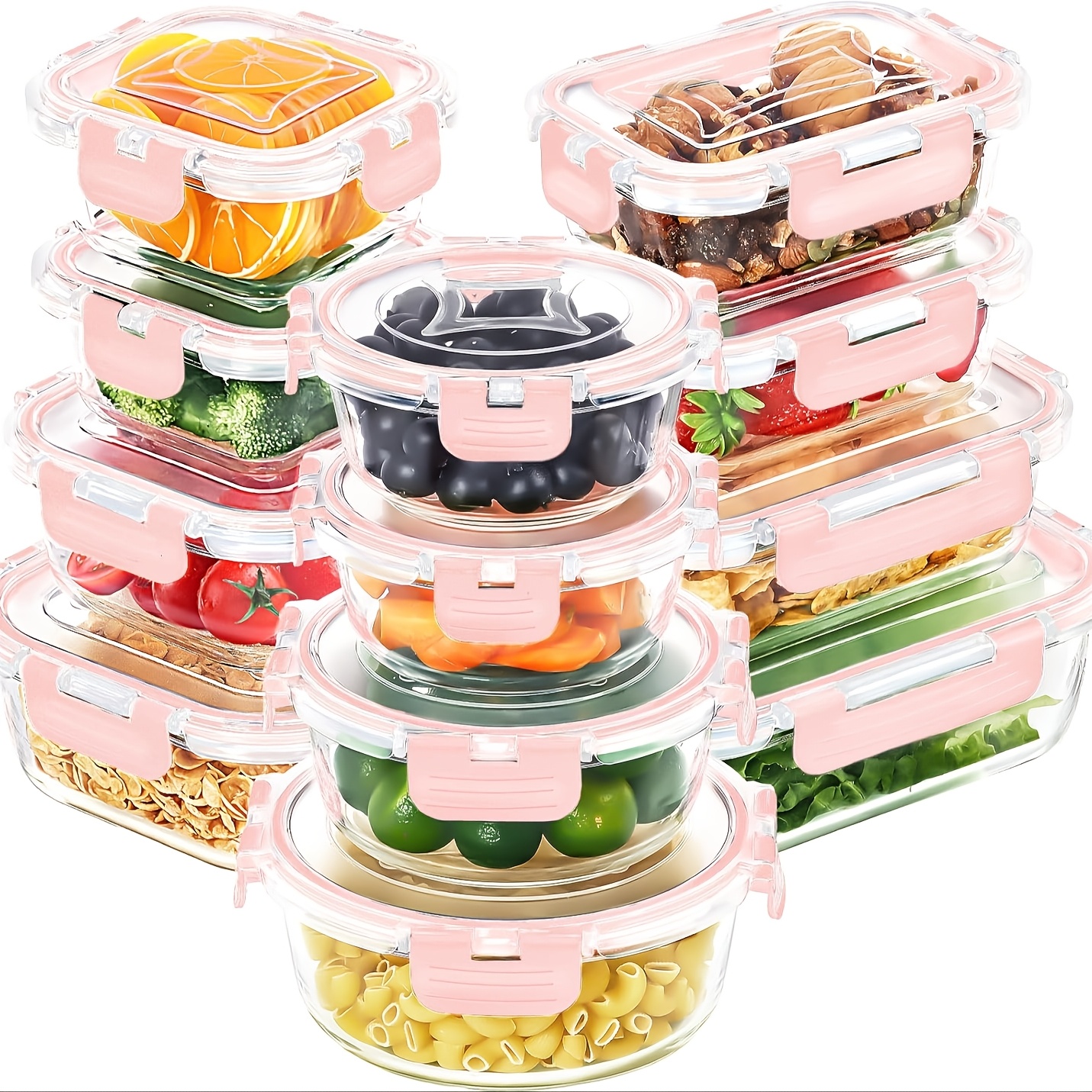12-Piece Glass Food Storage Se - Food Storage Without Pantry recensie en prijs