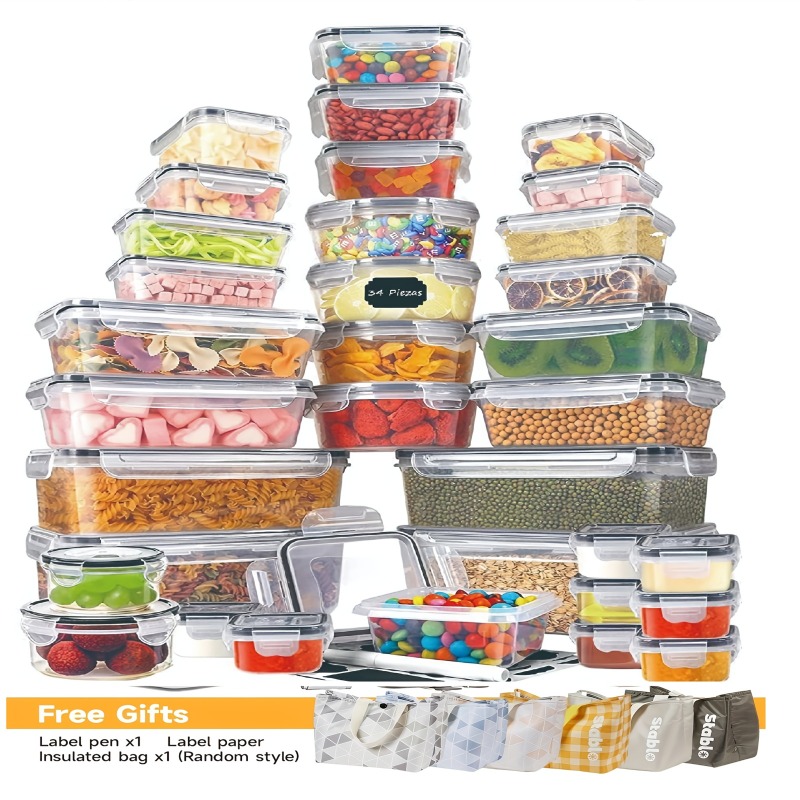 48PCS BPA-Free Food Storage Se - Food Storage With Colander recensie en prijs