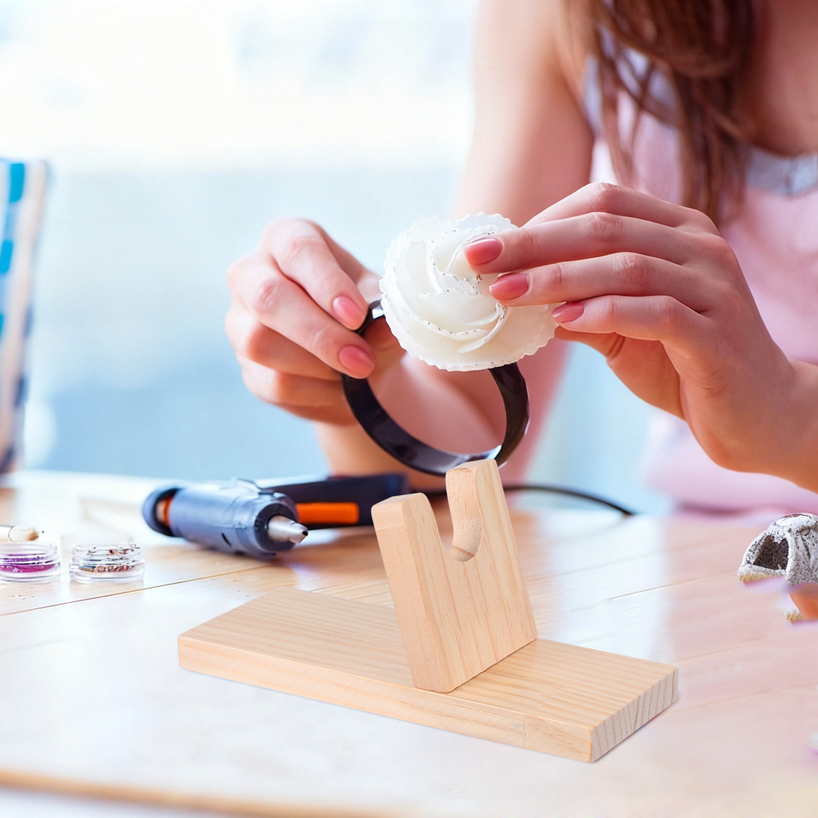 Wood Storage Rack for Hot Glue - Food Storage Building recensie en prijs