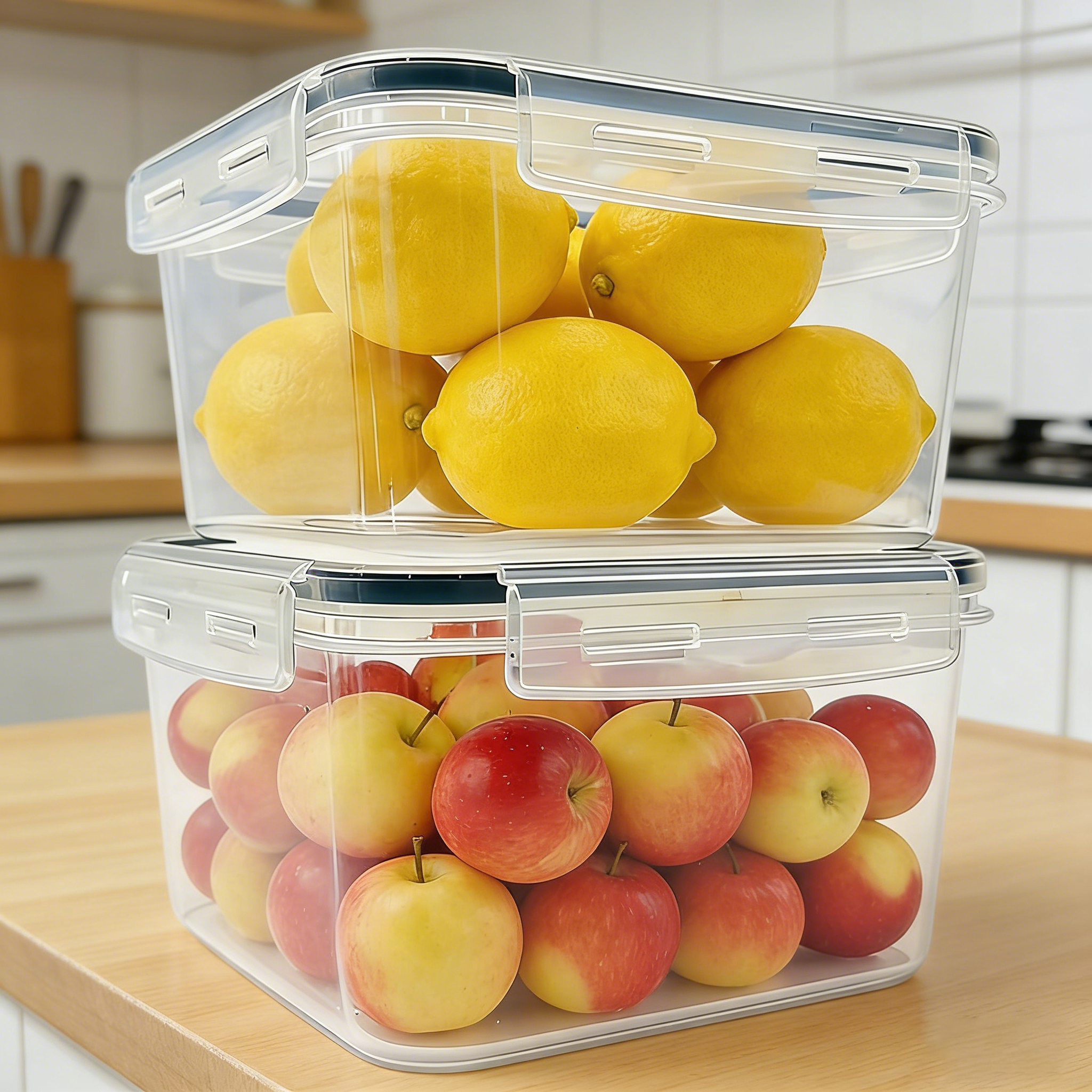 2L 2/4/6/8Pcs Large Food Conta - Food Storage Food Safety recensie en prijs