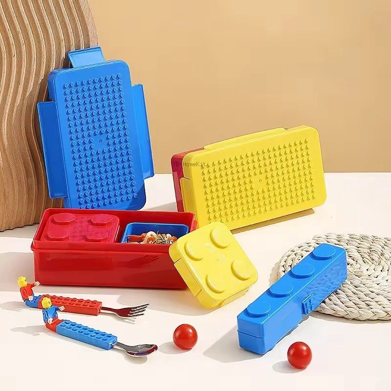 DIY Building Block Lunch Box M - Food Storage Building recensie en prijs