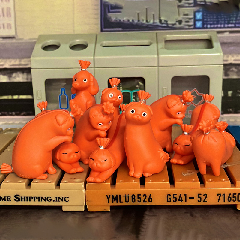 Capsule Gacha Toy Wieners Life - Food Storage On Table recensie en prijs
