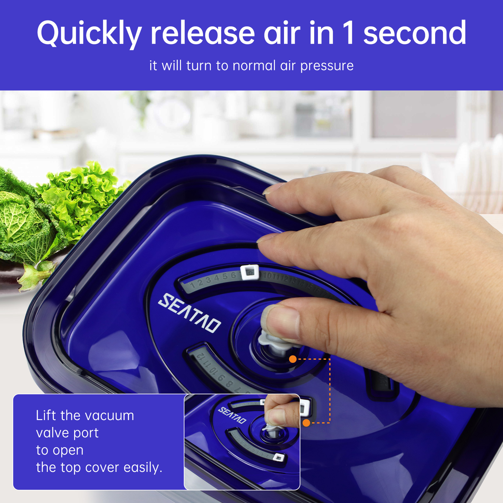 SEATAO Glass Food Storage Cont - Food Storage With Colander recensie en prijs