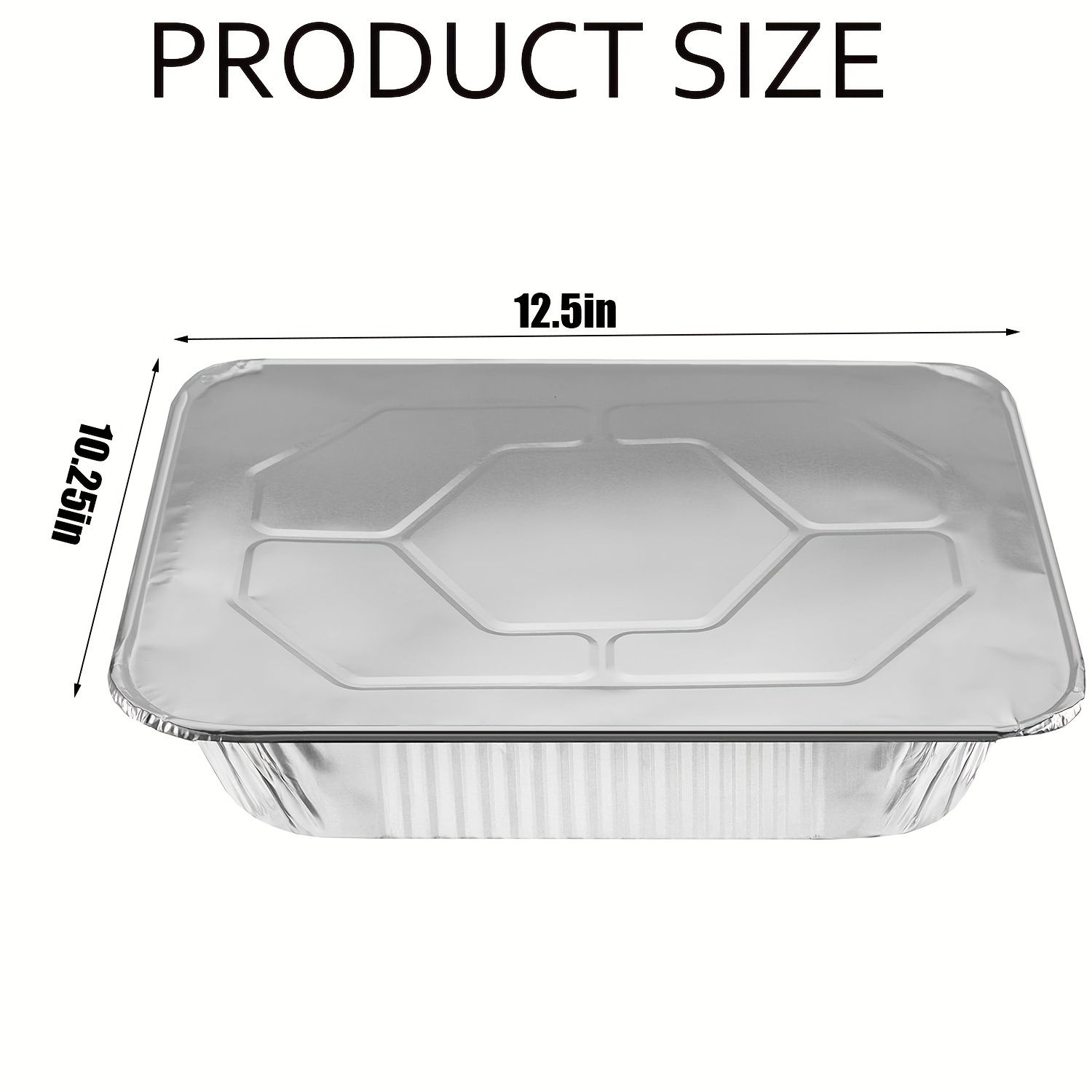 25Pack 12.5x10.25inch Disposab - Food Storage Stainless Steel Containers recensie en prijs