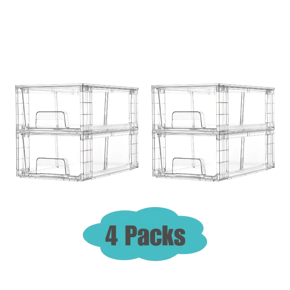 4/6/8/10 Pack Clear Acrylic Fo - Food Storage Without Pantry recensie en prijs