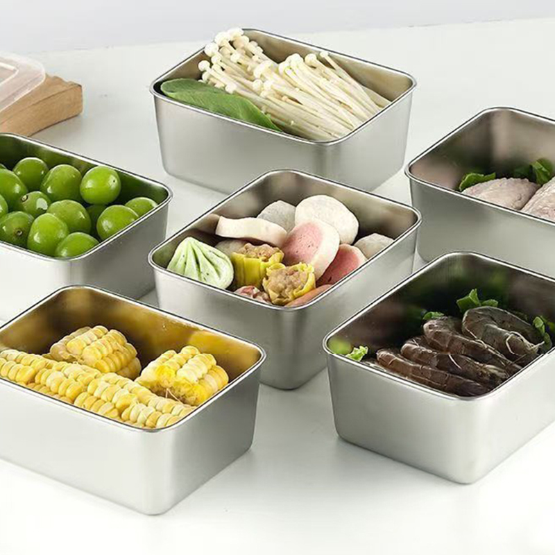 6-Piece Stainless Steel Food S - Food Storage Stainless Steel Containers recensie en prijs