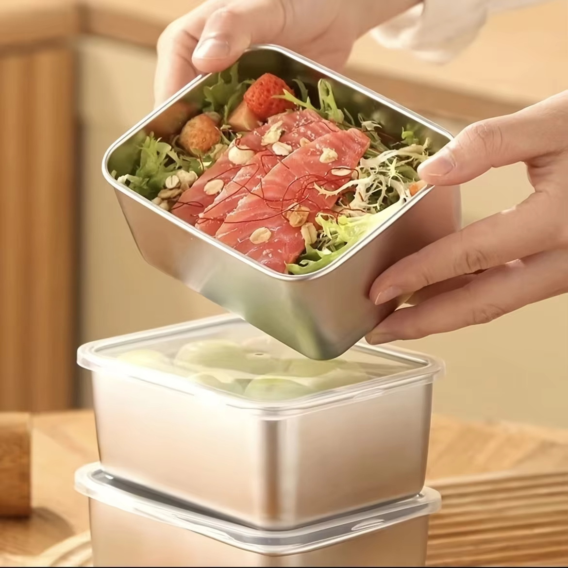 6-Piece Stainless Steel Food S - Food Storage Stainless Steel Containers recensie en prijs
