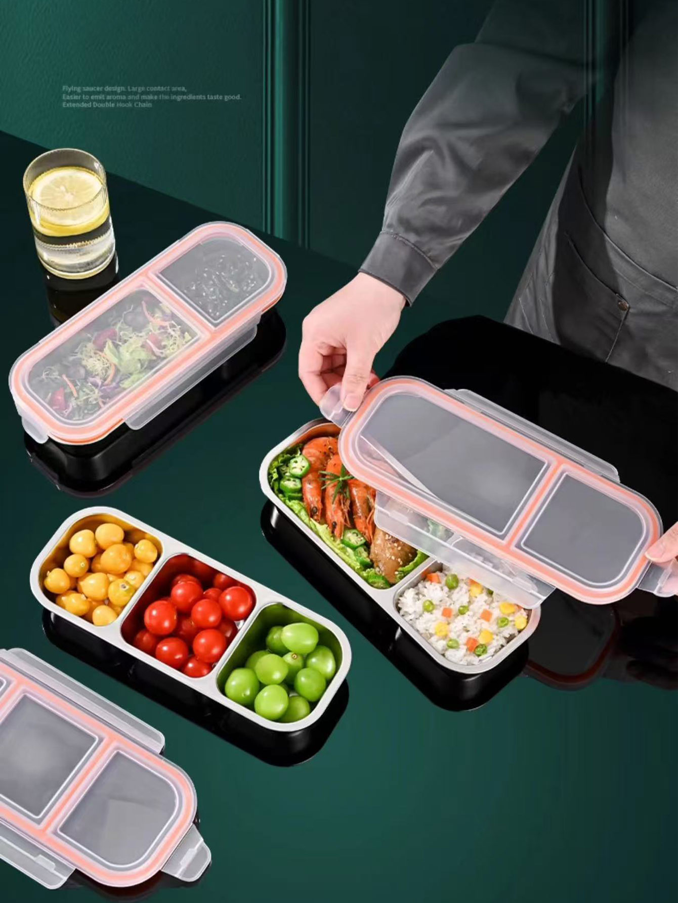 304 Stainless Steel Mini Compa - Stainless Lunch Box recensie en prijs