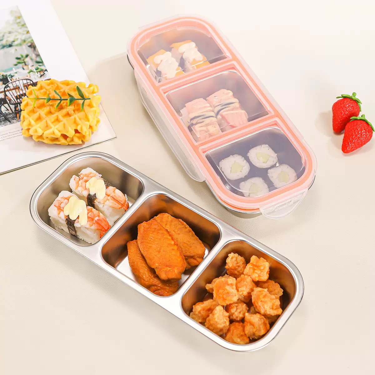 304 Stainless Steel Mini Compa - Stainless Lunch Box recensie en prijs