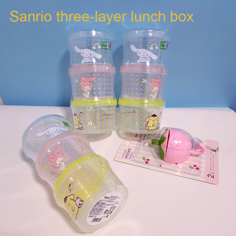 Kitty Bento Box Set 3 Pieces C - Food Storage With Colander recensie en prijs