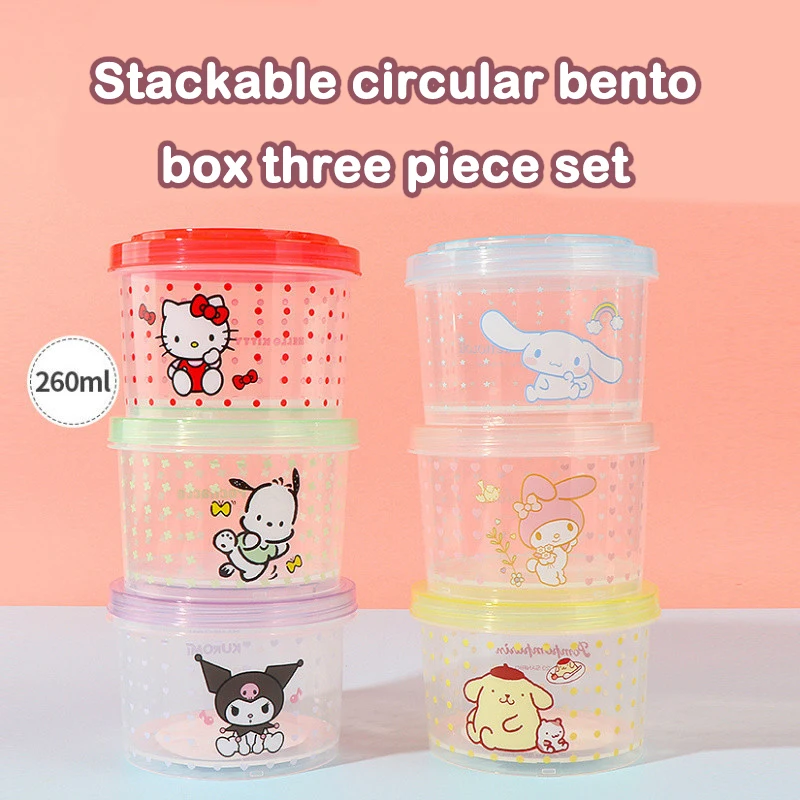 Kitty Bento Box Set 3 Pieces C - Food Storage With Colander recensie en prijs